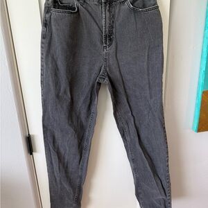 BDG Gray High Rise Mom Jeans